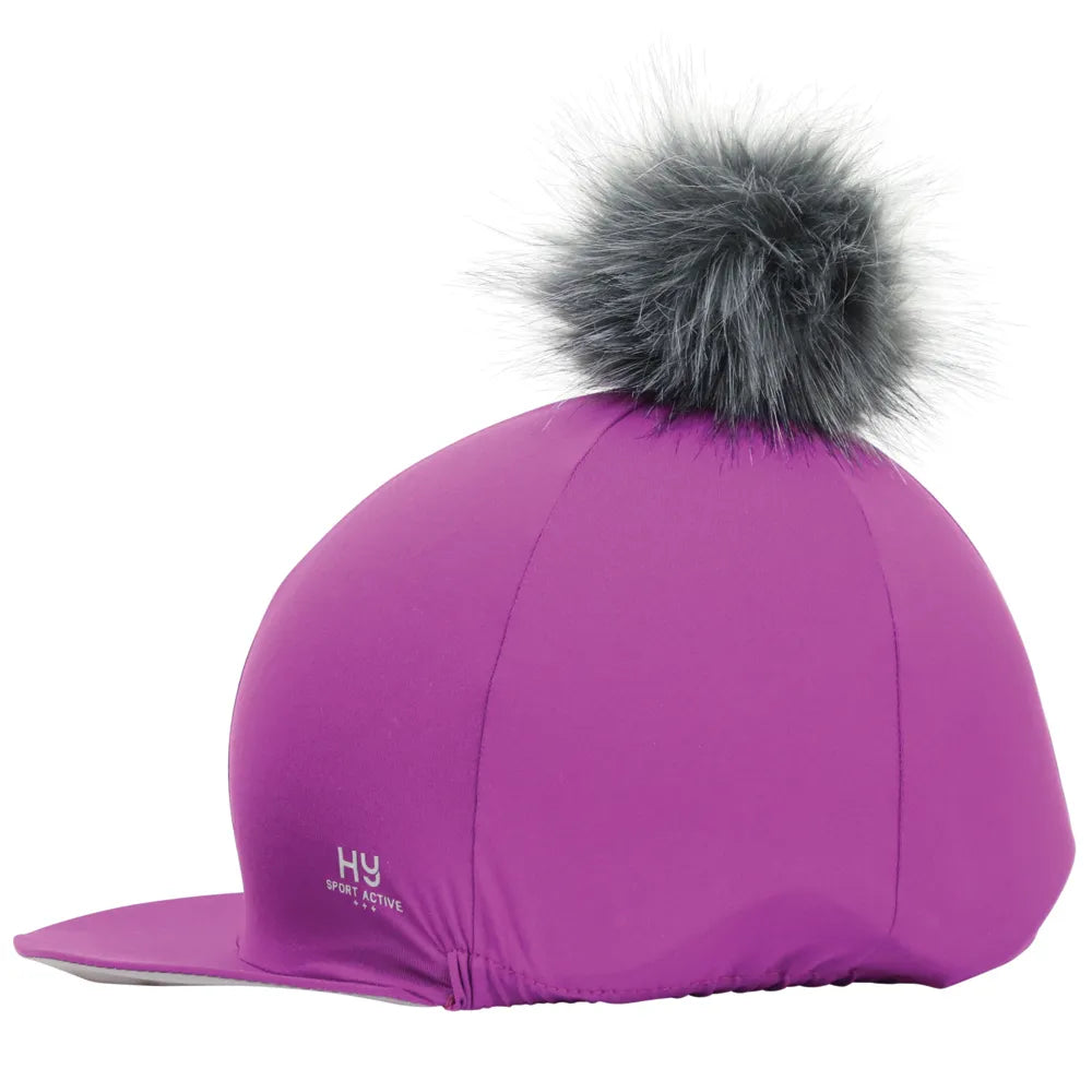 Hy Sport Active Hat Silk with Pom Pom