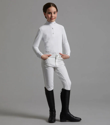 Premier Equine Brava Girls Gel Full Seat Breeches