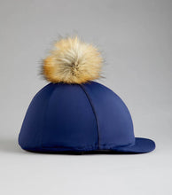 Load image into Gallery viewer, Premier Equine Hat Silk with Faux Fur Pom Pom