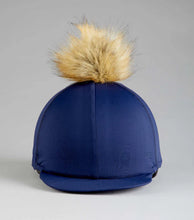 Load image into Gallery viewer, Premier Equine Hat Silk with Faux Fur Pom Pom