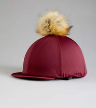 Load image into Gallery viewer, Premier Equine Hat Silk with Faux Fur Pom Pom