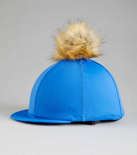 Load image into Gallery viewer, Premier Equine Hat Silk with Faux Fur Pom Pom