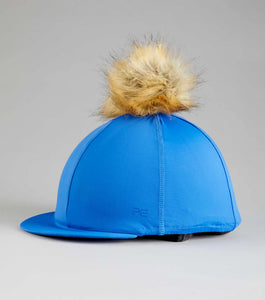 Premier Equine Hat Silk with Faux Fur Pom Pom