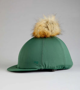 Premier Equine Hat Silk with Faux Fur Pom Pom