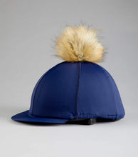 Load image into Gallery viewer, Premier Equine Hat Silk with Faux Fur Pom Pom