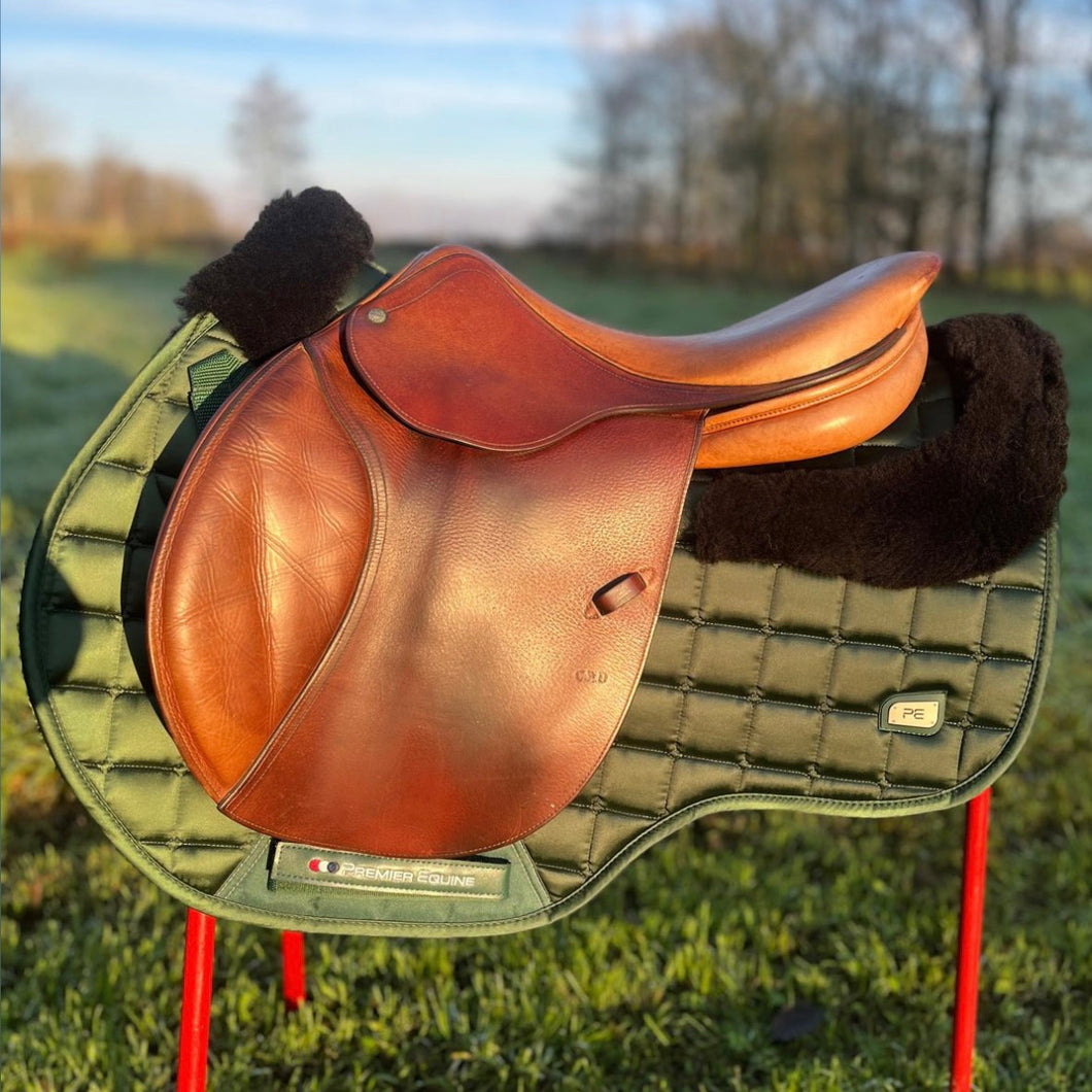 CWD Classic 17” Brown Jump Saddle